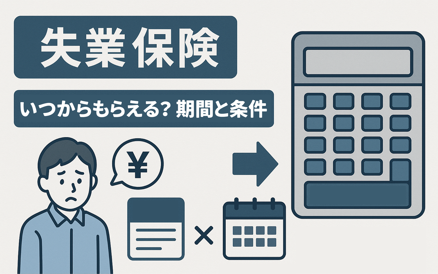 失業保険（手当）いつからもらえる？いくら？期間と条件アイキャッチ